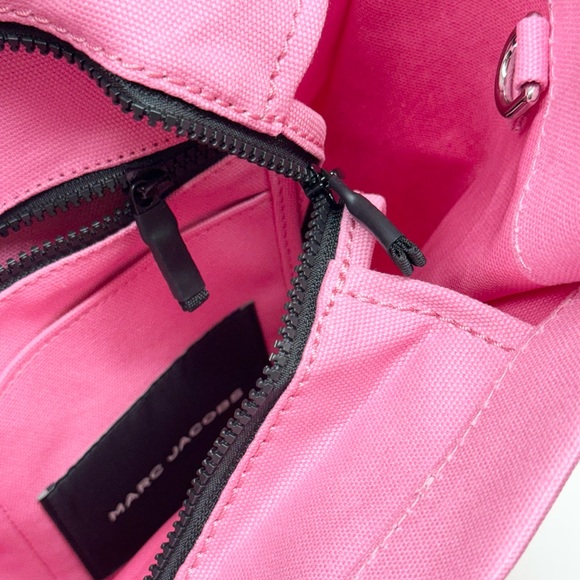 New with Tags Marc Jacobs Candy Pink Large Canvas Tote - Picture 9 of 13
